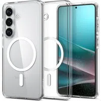 Custodia MagSafe per Samsung Galaxy S26 Plus S947, Spigen, Ultra Hybrid, Trasparente Bianca ACS10709 — 3