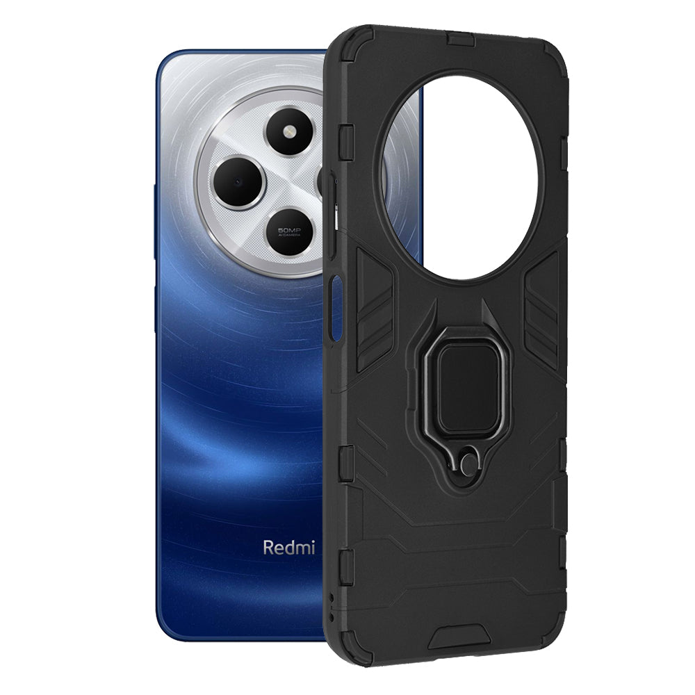 Techsuit Custodia per Xiaomi Poco C75 / Redmi 14C, Techsuit, Shield, Nera