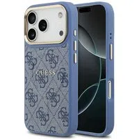 Custodia MagSafe per Apple iPhone 17 Pro Max, Guess, 4G Classic, Blu — 3