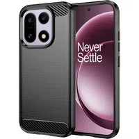 Custodia per OnePlus 15, Techsuit, Carbonio, Nera — 3