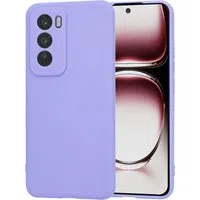 Custodia per Oppo Reno12 Pro, Techsuit, SoftFlex, Lilla Chiaro — 3