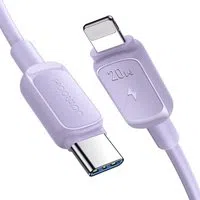 Cavo Dati e Ricarica USB-C - Lightning Joyroom S-A14, 20W, 1,2m, Viola — 3