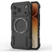 Custodia MagSafe per Honor 600 Pro, Techsuit, ArmorMag, Nera — 3