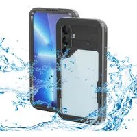 Custodia Waterproof per Samsung Galaxy S24 S921, ShellBox, Nera — 3