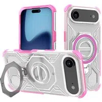 Custodia per Apple iPhone 17 Air, Techsuit, Carbon Shield Pro, Rosa — 3