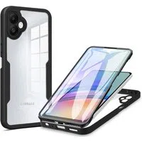 Custodia per Samsung Galaxy A07 4G A075, Techsuit, ColorVerse 360, Nera — 3