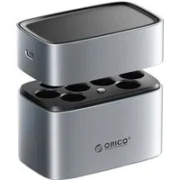 Caricabatterie Batterie Orico EV8, AA, Grigio — 3