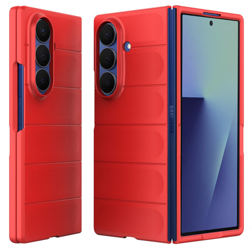 Techsuit Custodia per Samsung Galaxy Z Fold7 F966, Techsuit, Magic Shield, Rossa