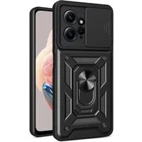 Custodia per Xiaomi Redmi Note 12 4G, Techsuit, CamShield, Nera — 3