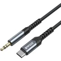 Cavo Audio USB-C - 3.5mm BWOO BO-AUX066, 1.2m, Nero — 3