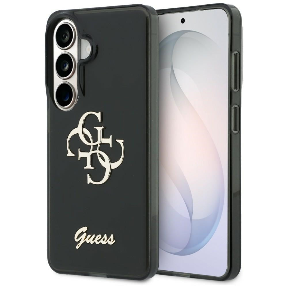 Guess Custodia per Samsung Galaxy S26 S942, Guess, IML Big Metal 4G Script, Nera