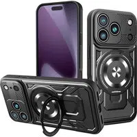 Custodia per Apple iPhone 17 Pro, Techsuit, RuggedCam, Nera — 3