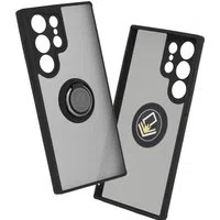 Custodia per Samsung Galaxy S23 Ultra S918, Techsuit, Glinth, Nera — 3