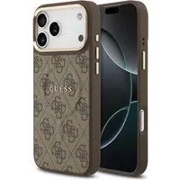 Custodia MagSafe per Apple iPhone 17 Pro Max, Guess, 4G Classic, Marrone — 3