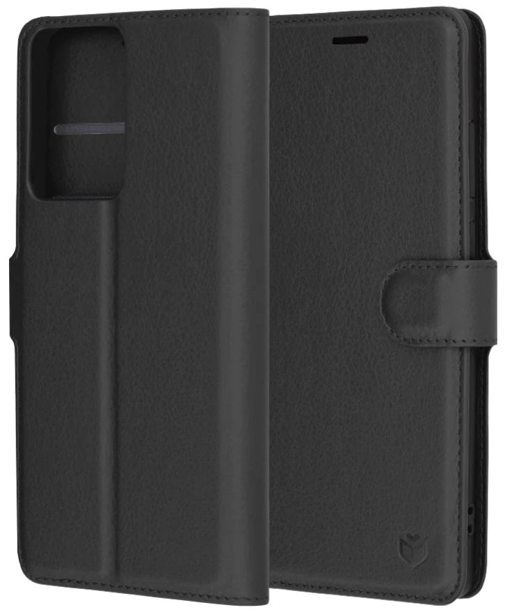 Custodia per Xiaomi Redmi Note 14 Pro+ 5G / Note 14 Pro 5G / Poco X7, Techsuit, Leather Folio, Nera