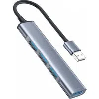 Hub USB Yesido HB18, 4in1, Grigio — 3
