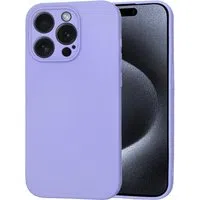 Custodia per Apple iPhone 15 Pro, Techsuit, SoftFlex, Lilla Chiaro — 3
