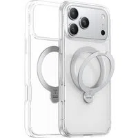 Custodia MagSafe per Apple iPhone 17 Pro Max, Torras, Ostand Spin, Trasparente — 3