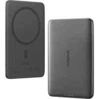 Batteria Esterna Wireless Baseus PicoGo AM41, 5000mAh, 20W, PD + FQI, 1 x QI - 1 x USB-C, Nera P1007680C123-00 — 3