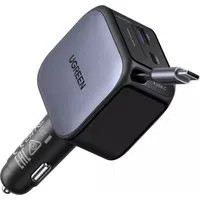 Caricabatterie Auto Con Cavo USB-C UGREEN EC603, 90W, 3A, 1 x USB-A - 1 x USB-C, Grigio — 3
