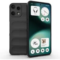 Custodia per Nothing Phone (3a) Lite, Techsuit, Magic Shield, Nera — 3