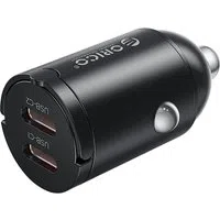 Caricatore Auto Orico MiniRing, 30W, 3A, 2 x USB-C, Nero — 3