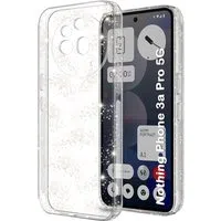 Custodia per Nothing Phone (3a) Pro, Techsuit, SparkleSkin, Trasparente — 3