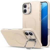 Custodia MagSafe per Apple iPhone 16 Plus, ESR, Cloud Soft Kickstand, Crema — 3