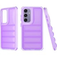 Custodia per Samsung Galaxy S24+ S926, Techsuit, Wave Shield, Viola — 3