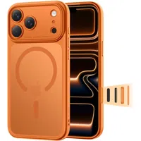 Custodia MagSafe per Apple iPhone 17 Pro, Tech-Protect, MagPeak, Arancione Opaco — 3