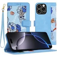 Custodia per Apple iPhone 16 Pro Max, Techsuit, FlipCraft, Blu — 3