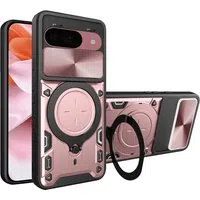 Custodia per Google Pixel 9 / 9 Pro, Techsuit, CamGuard Pro, Rosa Dorato — 3