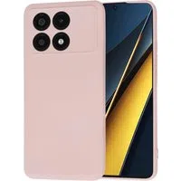 Custodia per Xiaomi Poco X6 Pro, Techsuit, SoftFlex, Rosa — 3
