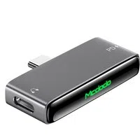 Adattatore Audio USB-C - USB-C / USB-C McDodo CA-7670, Nero — 3
