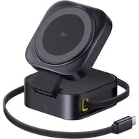 Caricabatterie Rete Wireless Baseus PicoGo 2in1, 67W, 3A, 1 x USB-C, Nero P10276800123-00 — 3