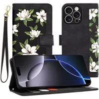 Custodia per Apple iPhone 16 Pro Max, Techsuit, FlipCraft, Nera — 3