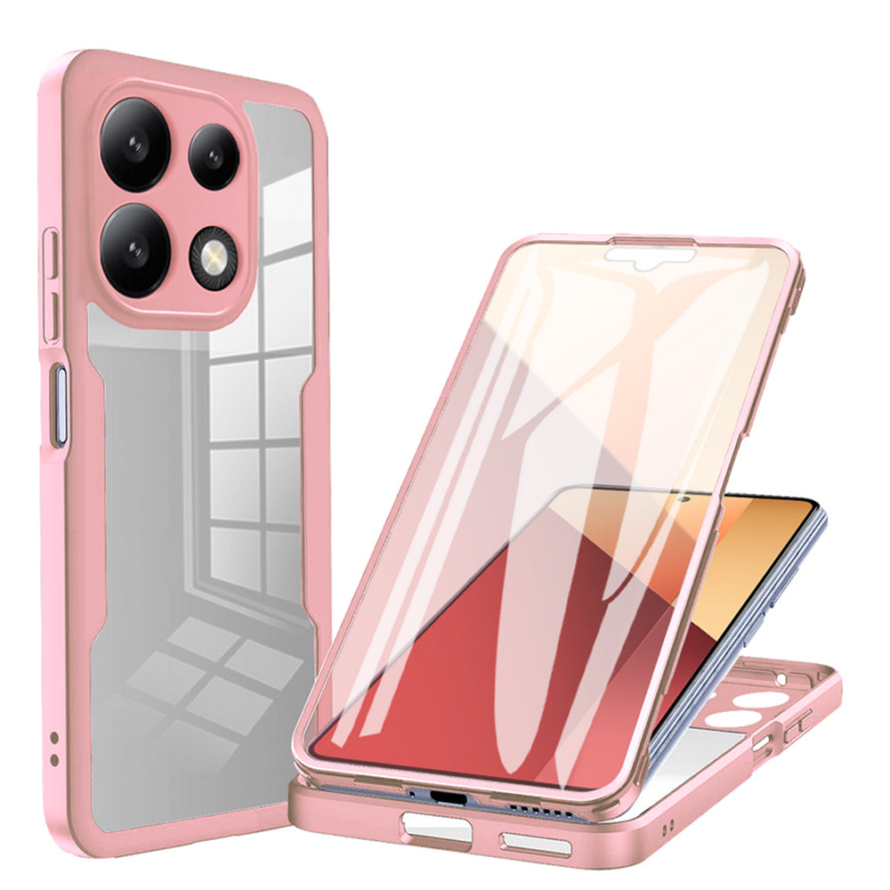 Custodia per Xiaomi Redmi Note 13 4G, Techsuit, ColorVerse 360, Rosa
