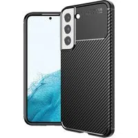 Custodia per Samsung Galaxy S22 5G S901, Techsuit, CarbonFiber, Nera — 3
