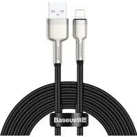 Cavo Dati e Ricarica USB-A - Lightning Baseus Cafule Metal Series, 18W, 2m, Nero CALJK-B01 — 3