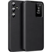 Custodia per Samsung Galaxy S24 FE S721, Techsuit, SmartView, Nera — 3