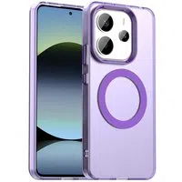 Custodia MagSafe per Xiaomi Redmi Note 14 5G, Techsuit, CandyCase, Viola — 3