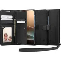 Custodia per Samsung Galaxy S25+ S936, Spigen, Wallet S, Nera ACS09125 — 3