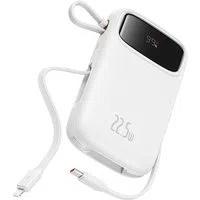 Batteria Esterna Baseus Qpow2, 20000mAh, 22.5W, QC + PD, 1 x Lightning - 1 x USB-A - 2 x USB-C, Bianca P10055002223-00 — 3