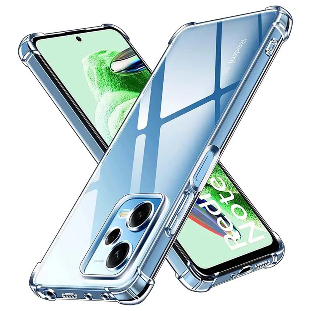 Custodia per Xiaomi Redmi Note 12 Pro 5G, Techsuit, Shockproof Clear, Trasparente