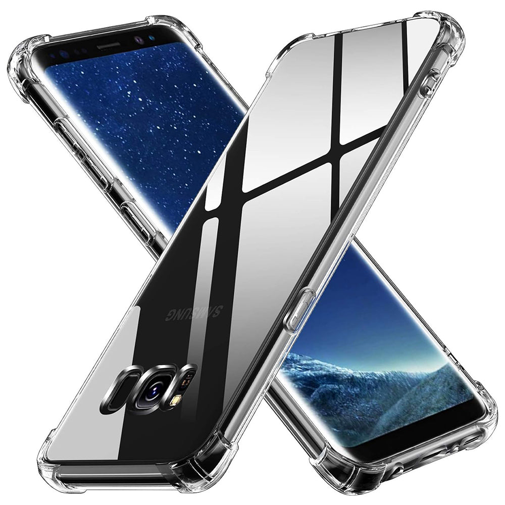 Techsuit Custodia per Samsung Galaxy S8+ G955, Techsuit, Shockproof Clear, Trasparente