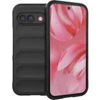 Custodia per Google Pixel 9a, Techsuit, Magic Shield, Nera — 3