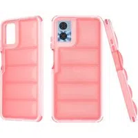 Custodia per Motorola Moto E22i / E22, Techsuit, Wave Shield, Rossa — 3