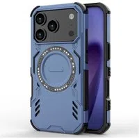 Custodia MagSafe per Apple iPhone 17 Pro, Techsuit, ArmorMag, Blu — 3