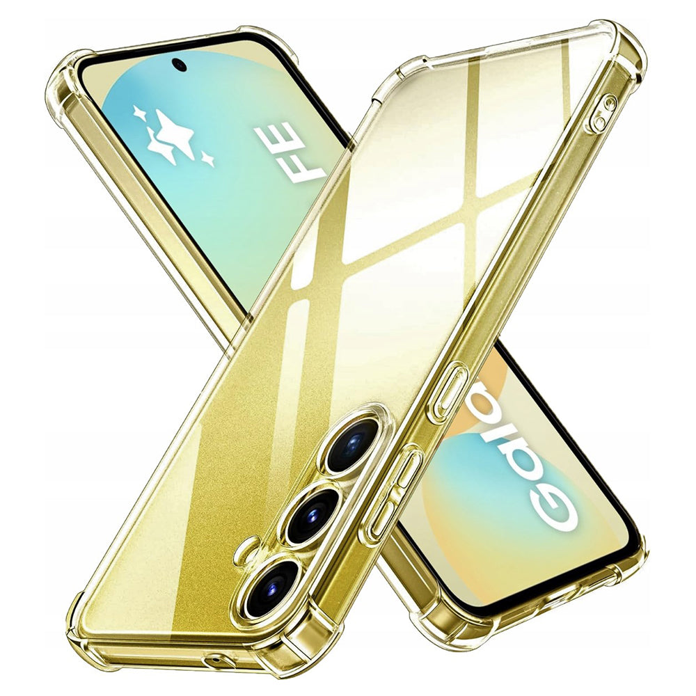 Techsuit Custodia per Samsung Galaxy S24 FE S721, Techsuit, Shockproof Clear, Trasparente