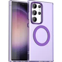 Custodia MagSafe per Samsung Galaxy S23 Ultra S918, Techsuit, CandyCase, Viola — 3